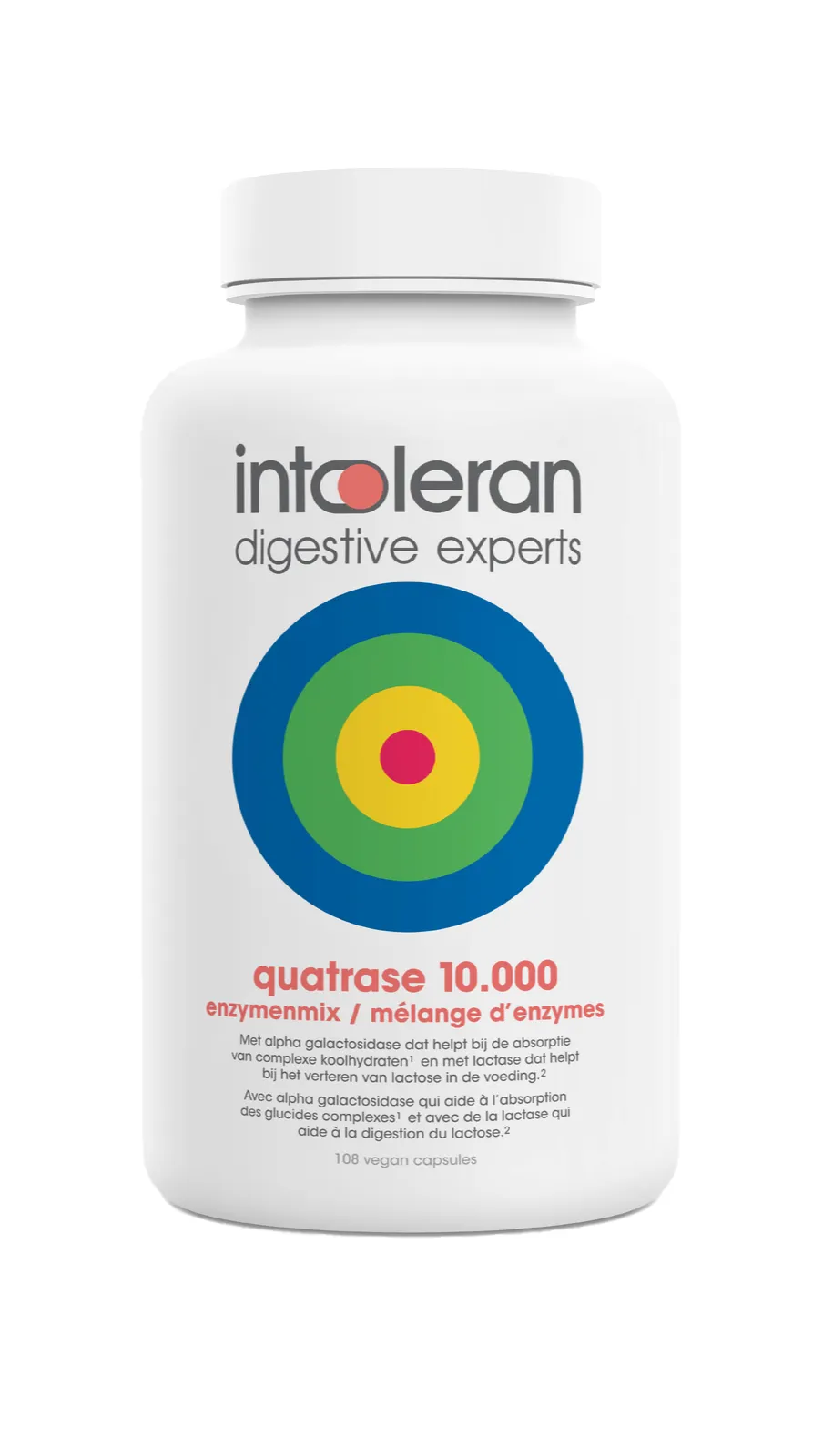 Intoleran Quatrase 10.000 (108 vega capsules)