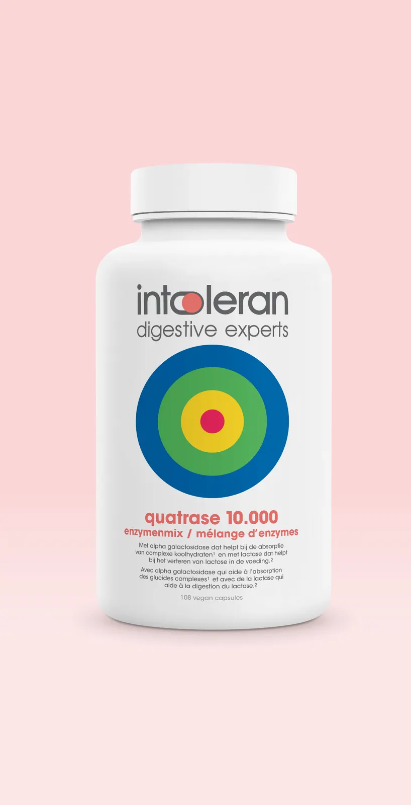 Intoleran Quatrase 10.000 (108 vega capsules)