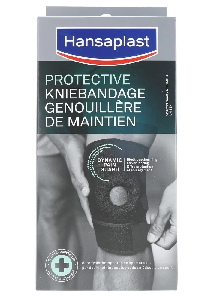 Hansaplast Sport kniebandage verstelbaar (1 stuk)