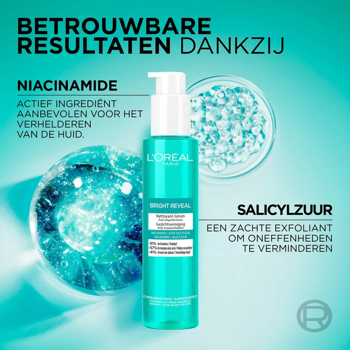 L'Oréal Paris Bright Reneal Gezichtsreiniger Schuimend Niacinamide (150 ml)