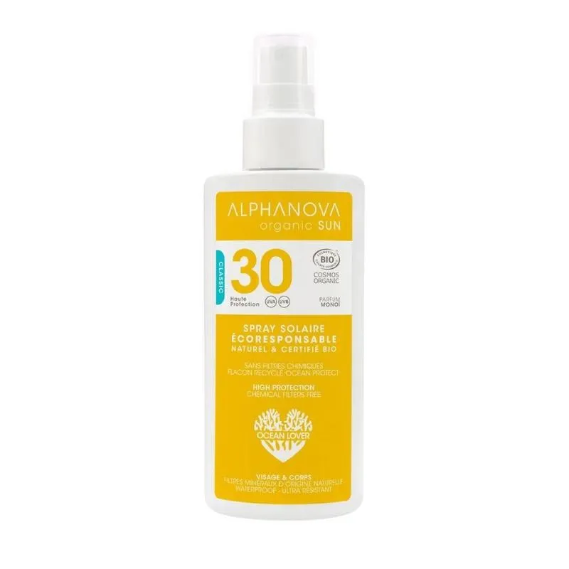 Alphanova Sun Sun spray SPF30 vegan (125 ml)