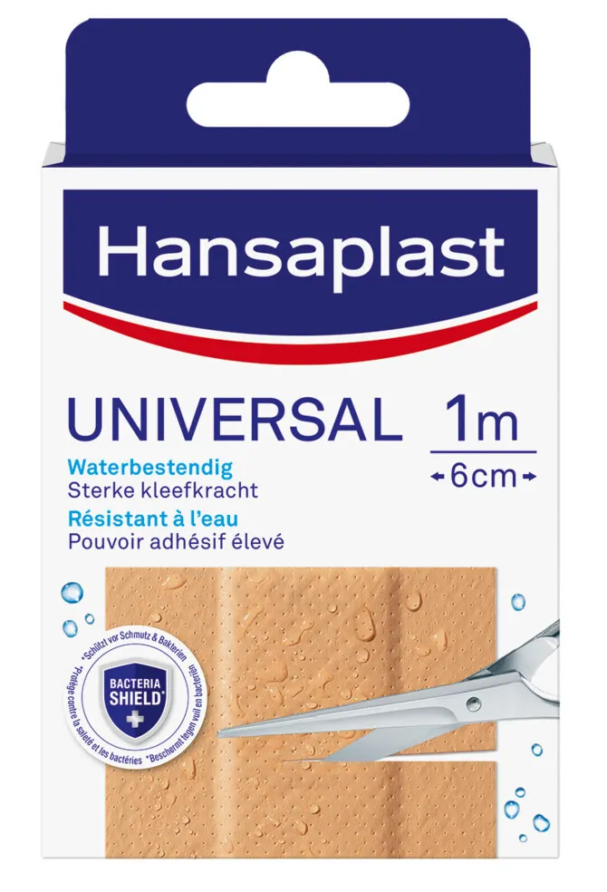 Hansaplast Universal 1m x 6 cm (1 stuk)