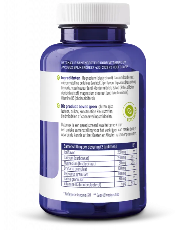 Vitakruid Ostamax net Calcium & Magnesium (90 tabletten) - image 2