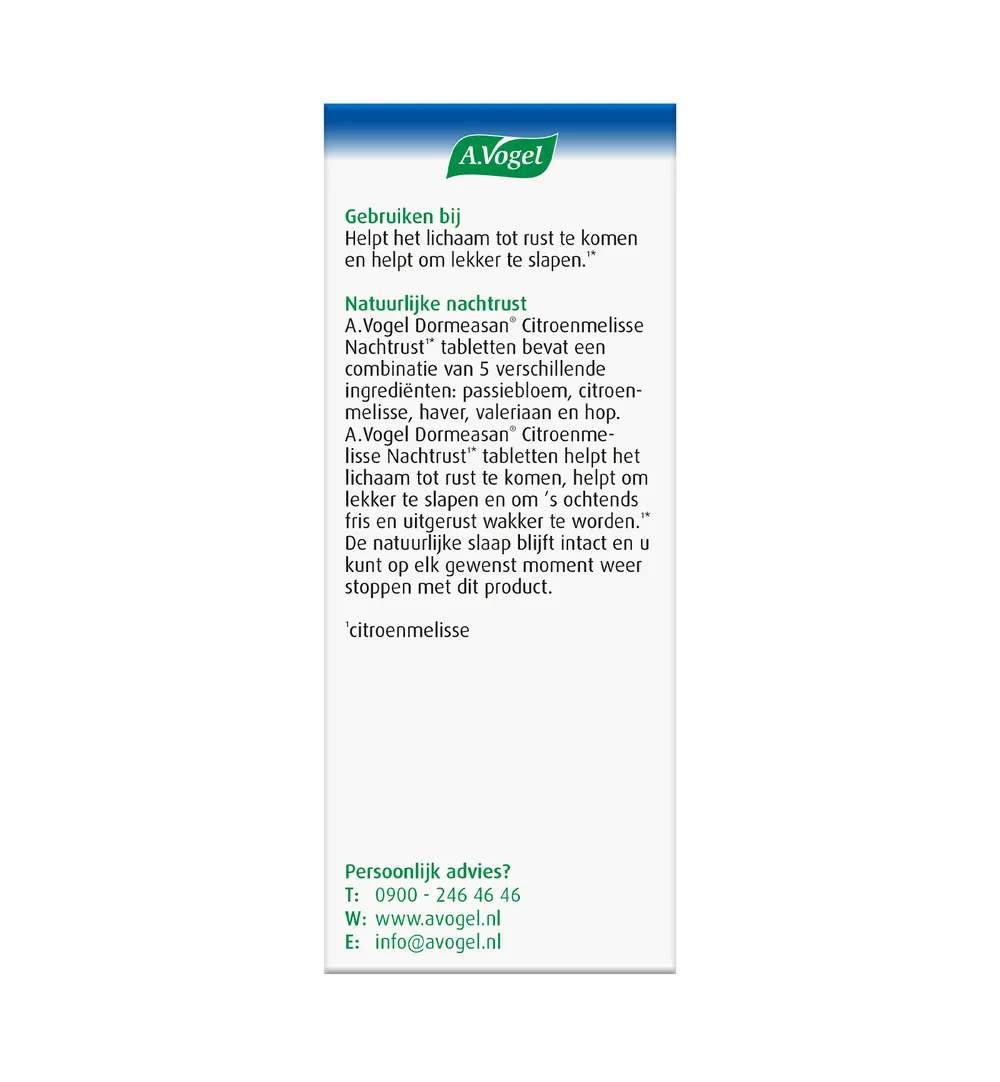A.Vogel Dormeasan (60 tabletten) - image 3