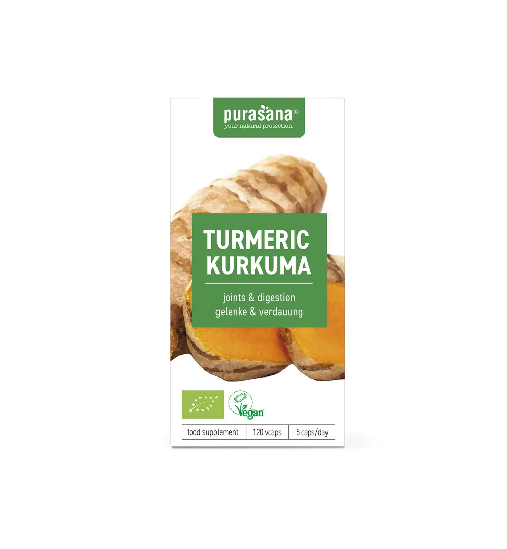Purasana Curcuma Vegan Bio (120 vega capsules)