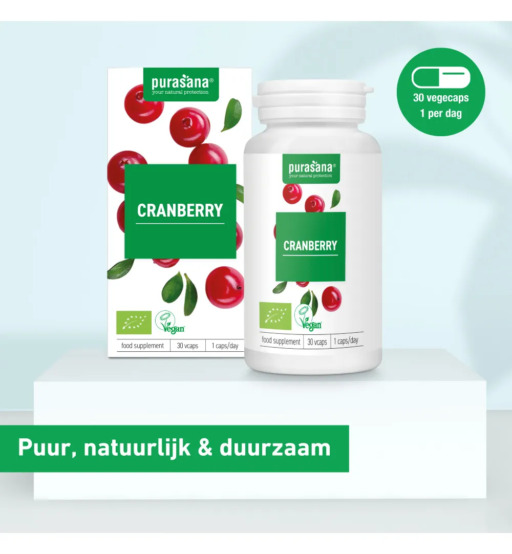 Purasana Cranberry/Canneberge Vegan Bio (30 vega capsules) - image 5