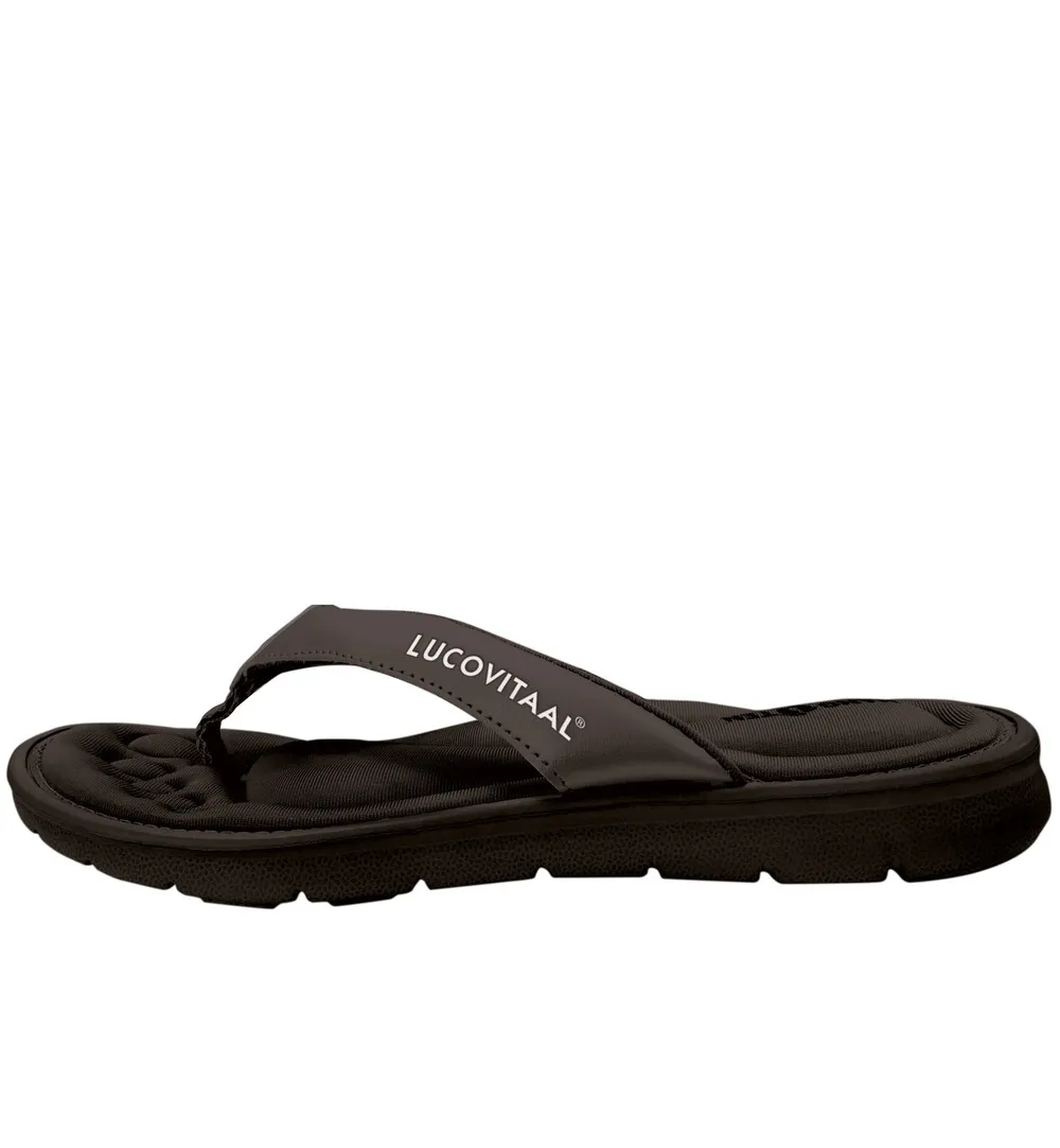 Lucovitaal Orth. Slippers 45-46 Zwart (1 paar) - image 2