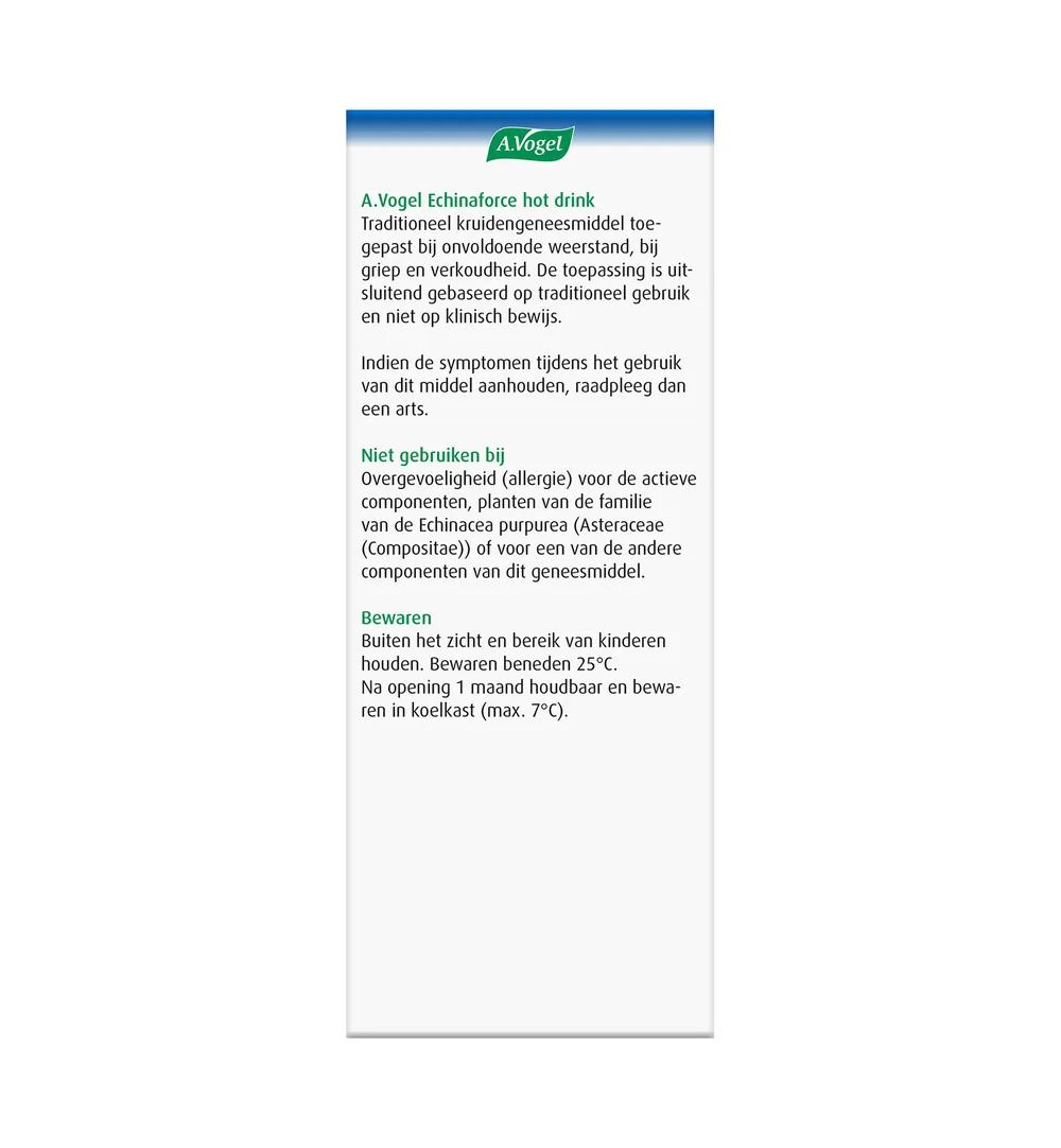 A.Vogel Echinaforce Hotdrink (100 ml) - image 3