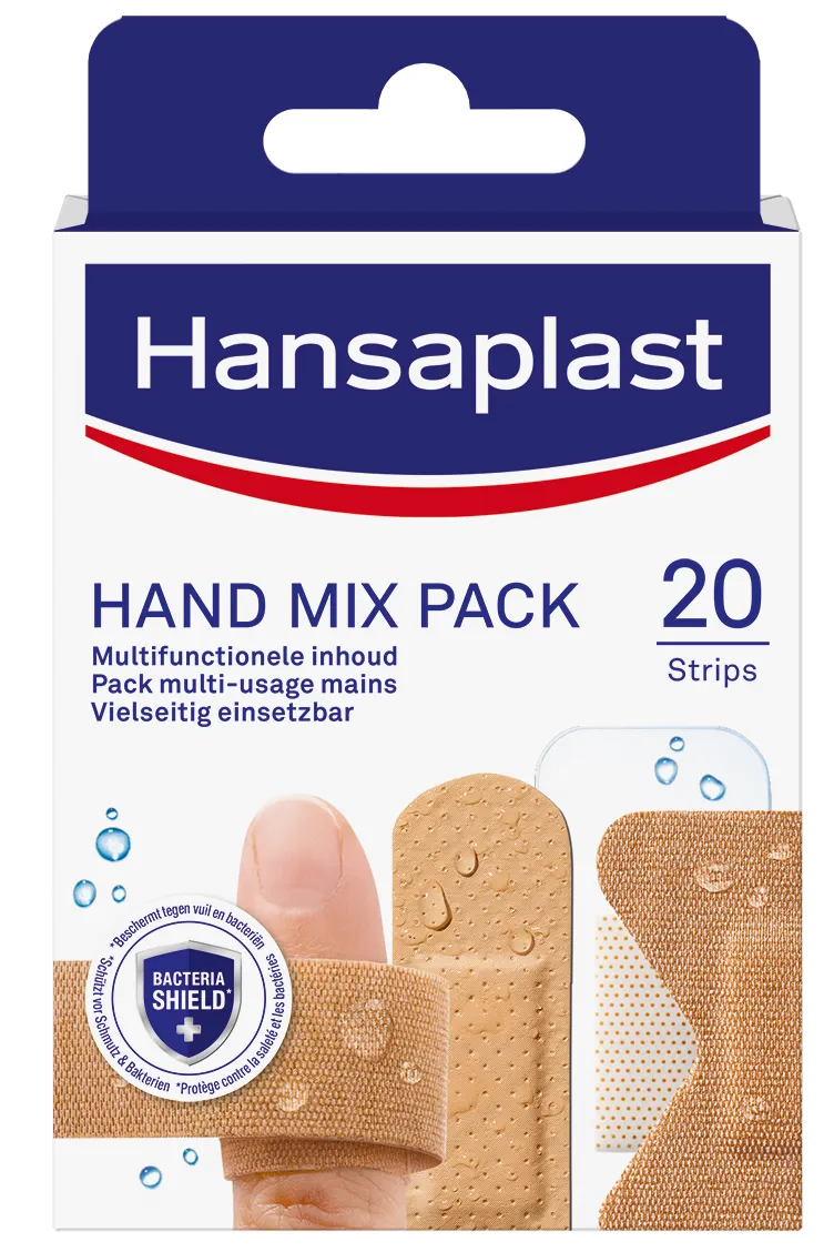 Hansaplast Hand mix pack pleisters (20 stuks)