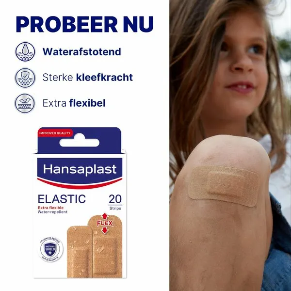 Hansaplast Pleisters elastic waterproof (20 stuks) - image 2