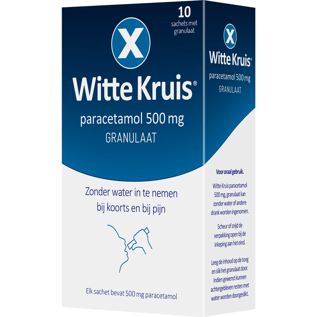 Witte Kruis Paracetamol 500 mg granulaat (10 zakjes) - image 4