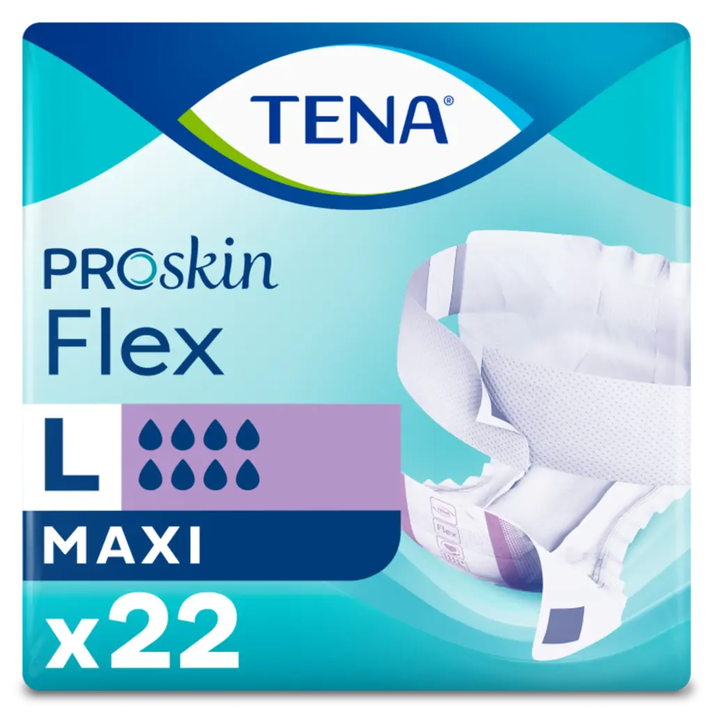 Tena Proskin flex maxi L (22 stuks)