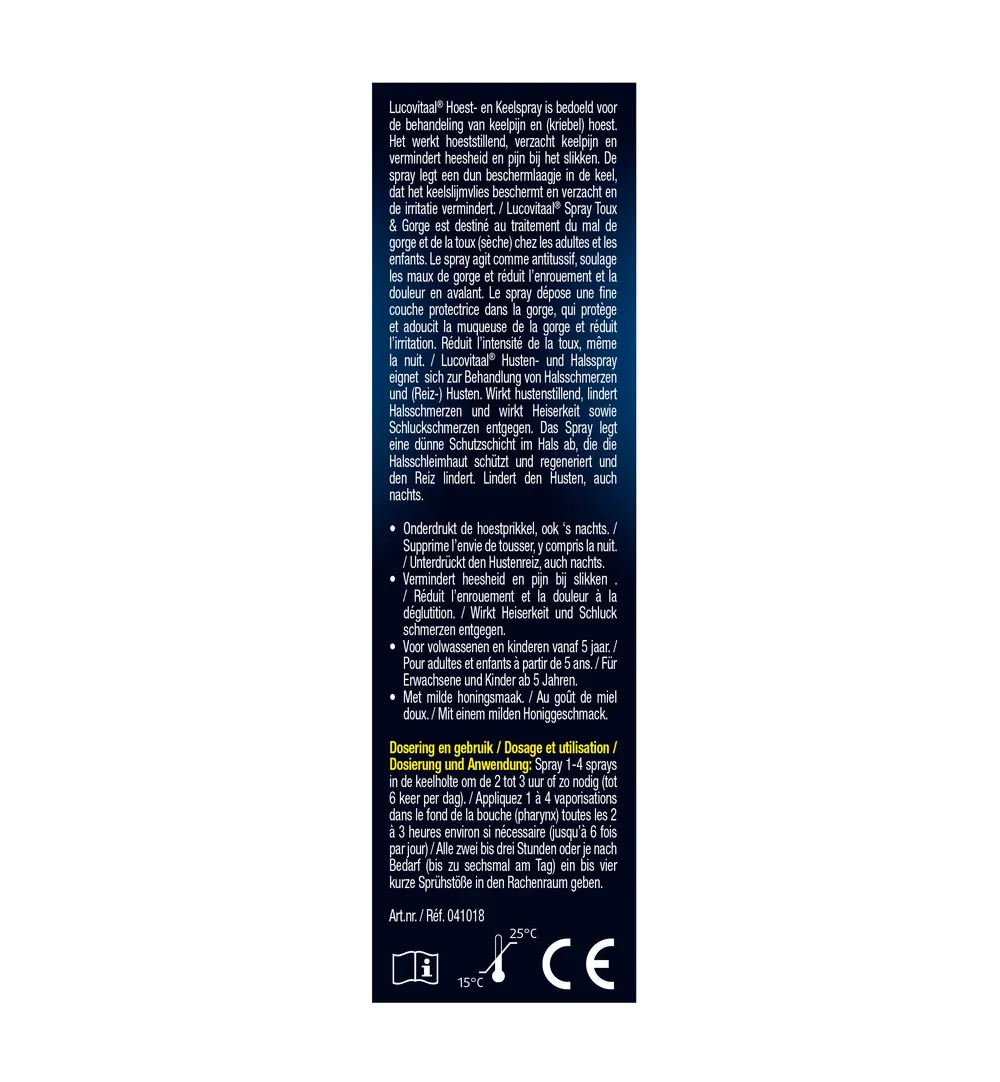 Lucovitaal Keel & Hoestspray (20 ml) - image 4