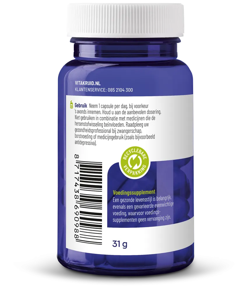 Vitakruid 5-HTP 100 mg (60 vega capsules)