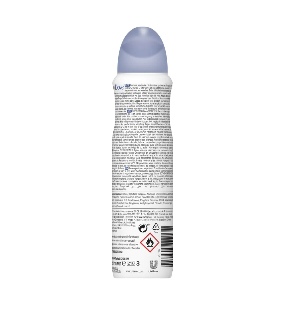 Dove Deodorant spray original (150 ml)