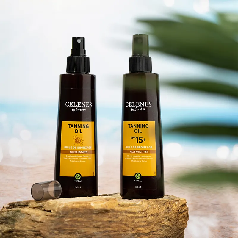 Celenes Herbal tanning oil SPF15+ (200 ml) - image 3