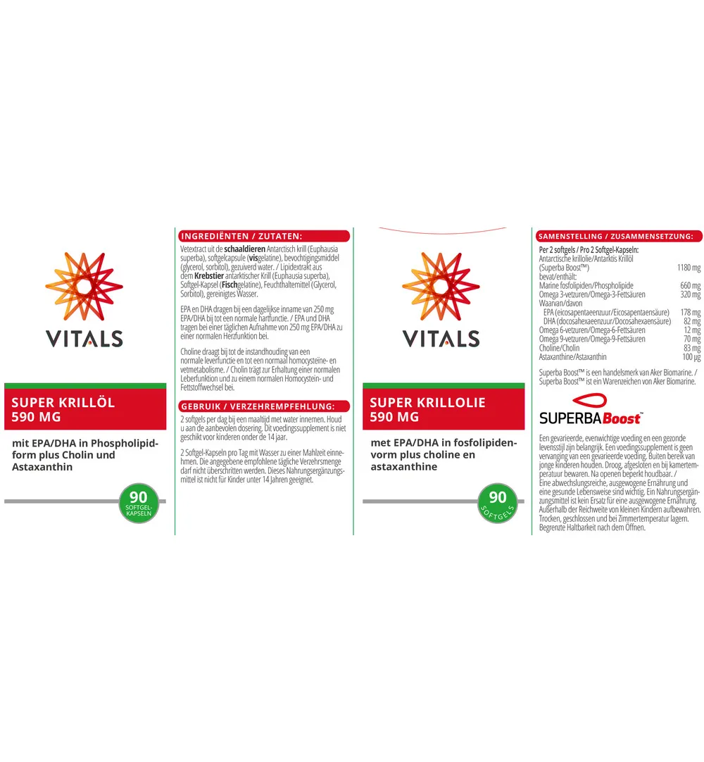 Vitals Super Krillolie 590 mg (90 softgels) - image 3