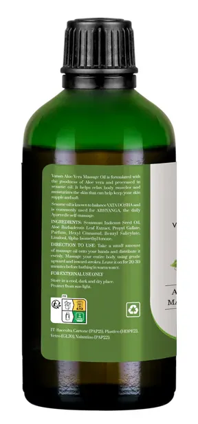 Vanan Aloe Vera Massage Oil (90 ml)