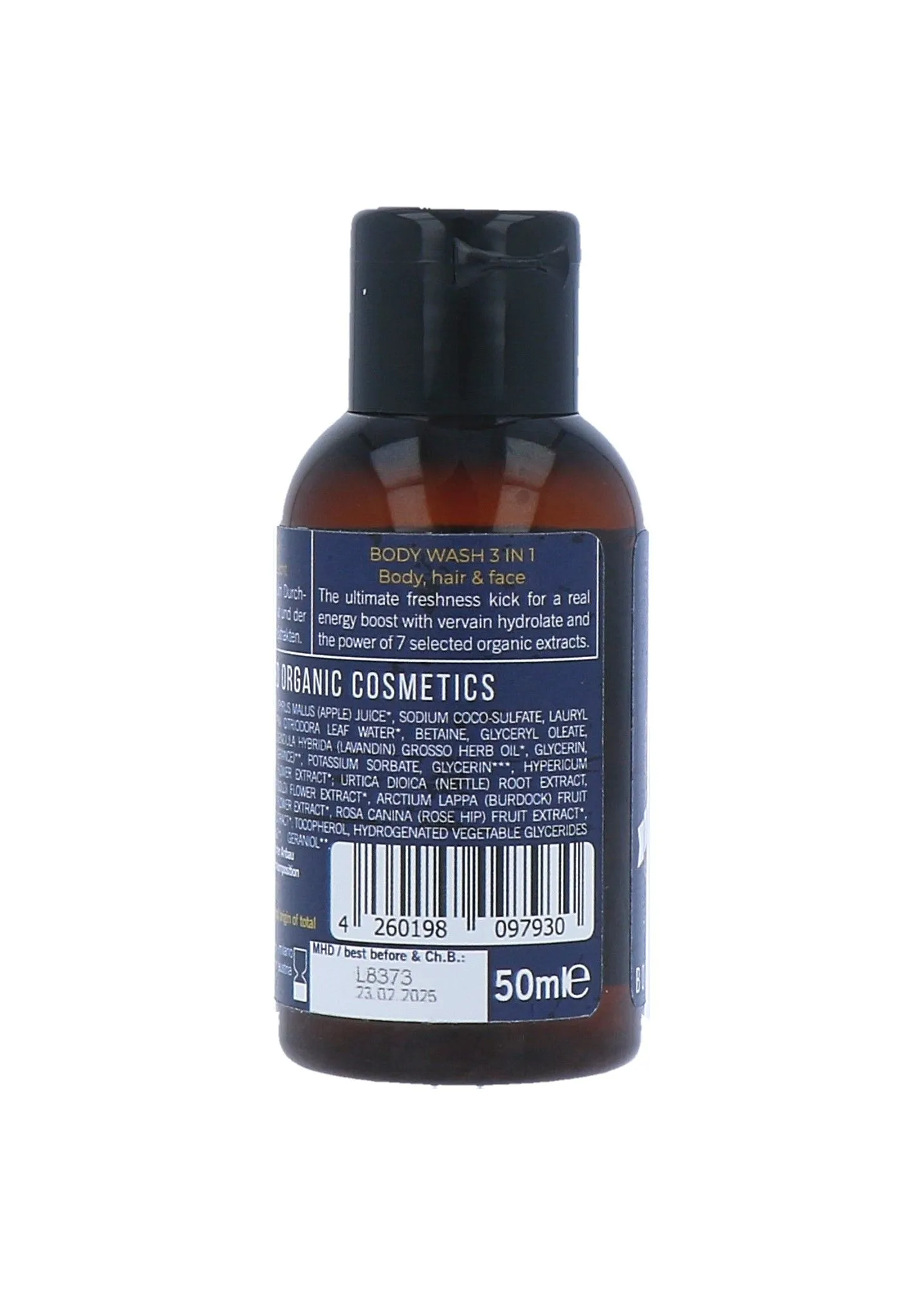 Benecos For Men Only 3-in-1 Body Wash Mini (50 ml) - image 3