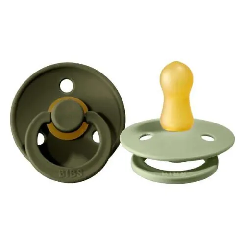 Bibs Fopspeen 0-6 Maanden Sage/hunter Green (2 stuks)