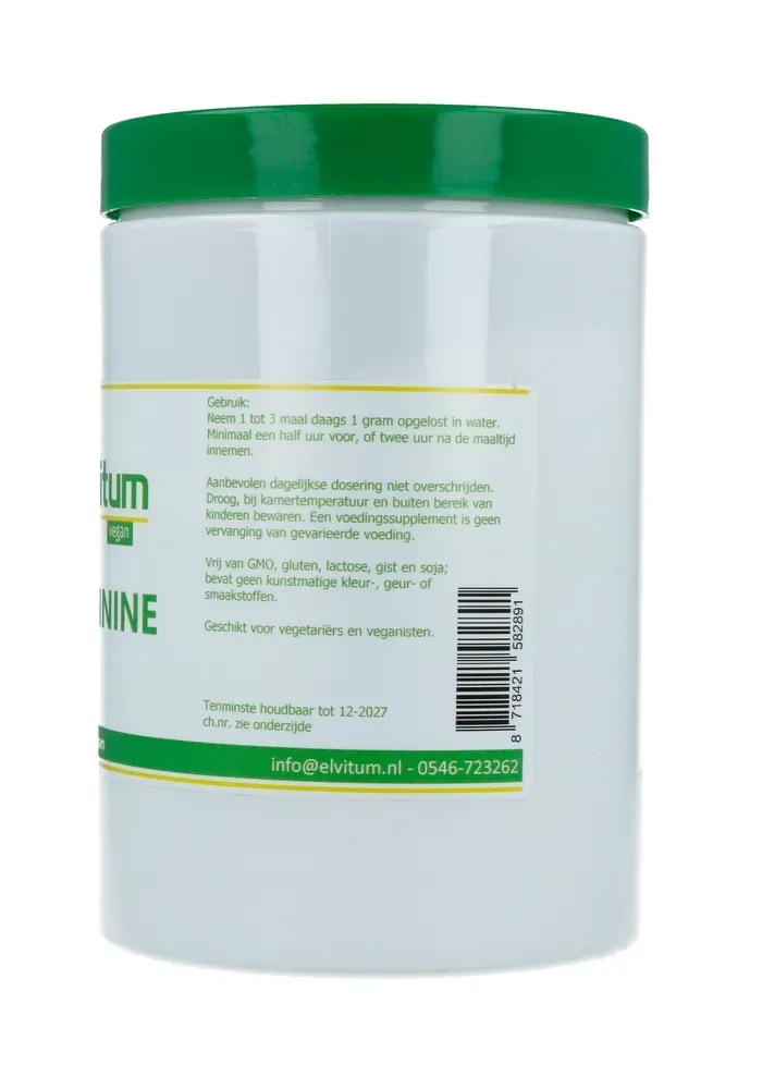 Elvitum L-arginine Poeder (400 gr)
