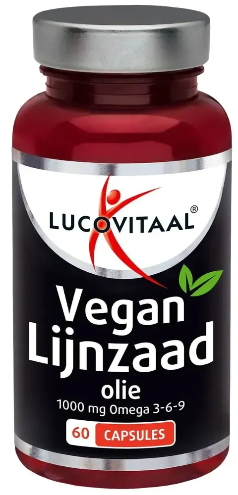 Lucovitaal Lijnzaad olie Vegan 1000mg Omega 3-6-9 (60 capsules)