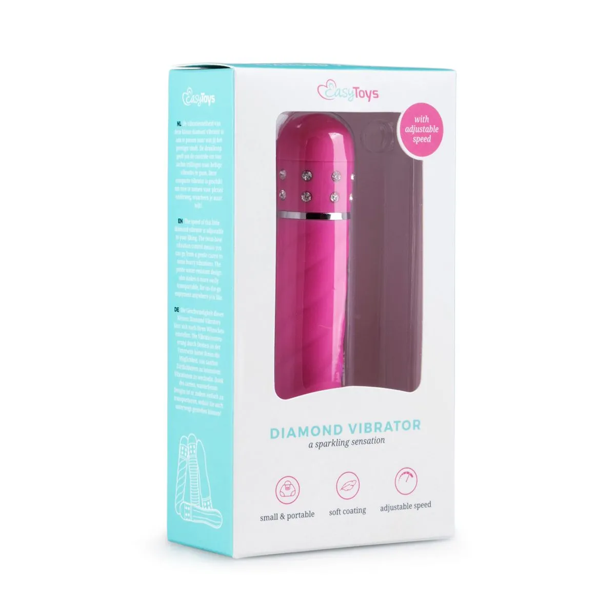 Mini Vibrator Gedraaid - Roze (1 stuk)
