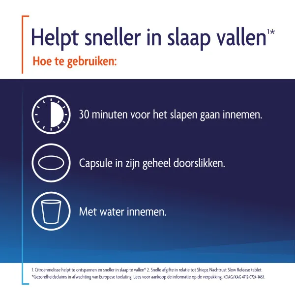 Shiepz Helpt In Slaap Vallen Liquid Caps (30 Capsules) - image 4