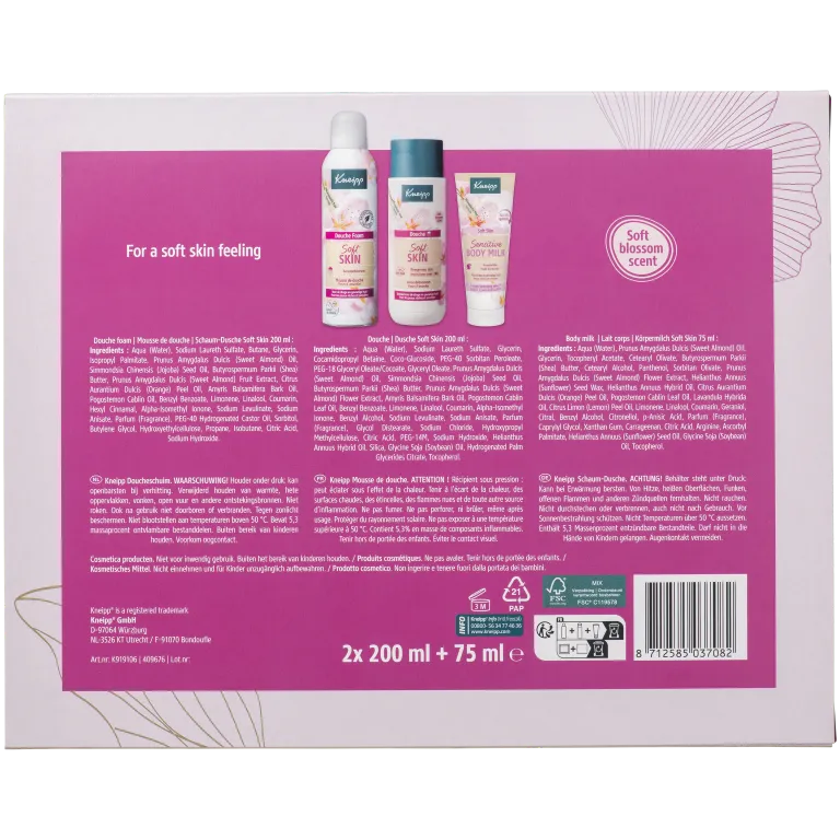 Kneipp Luxe Geschenk Set Soft Skin (2 X 200 Ml + 1 X 75 ml) - image 2
