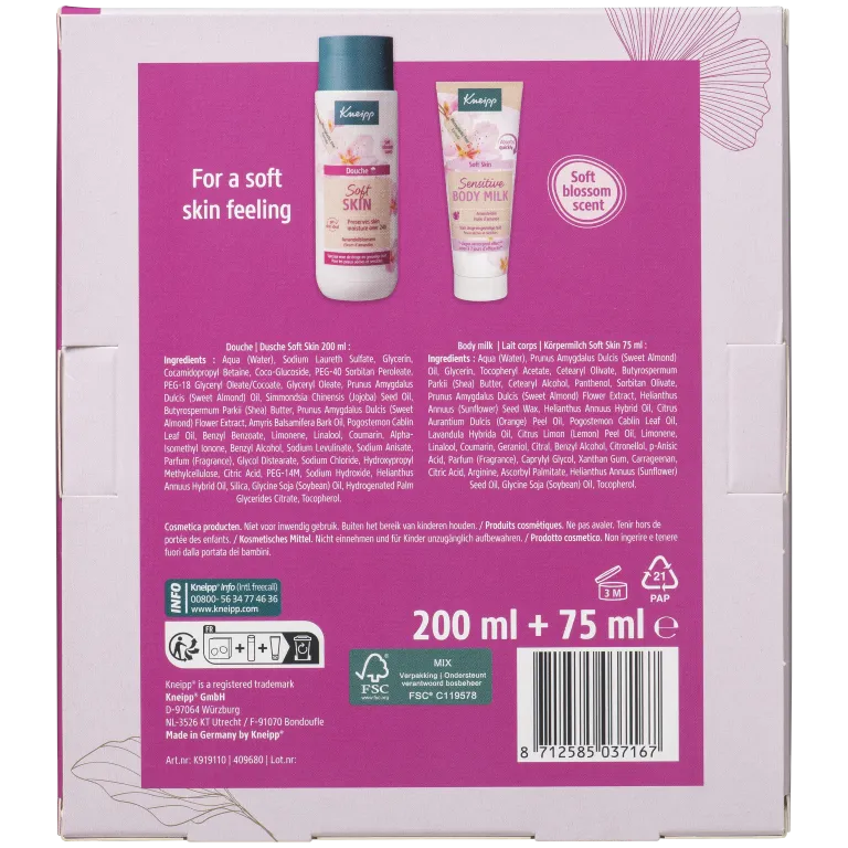 Kneipp Geschenk set Soft Skin Moments (1 x 200 ml + 1 x 75 ml) - image 2