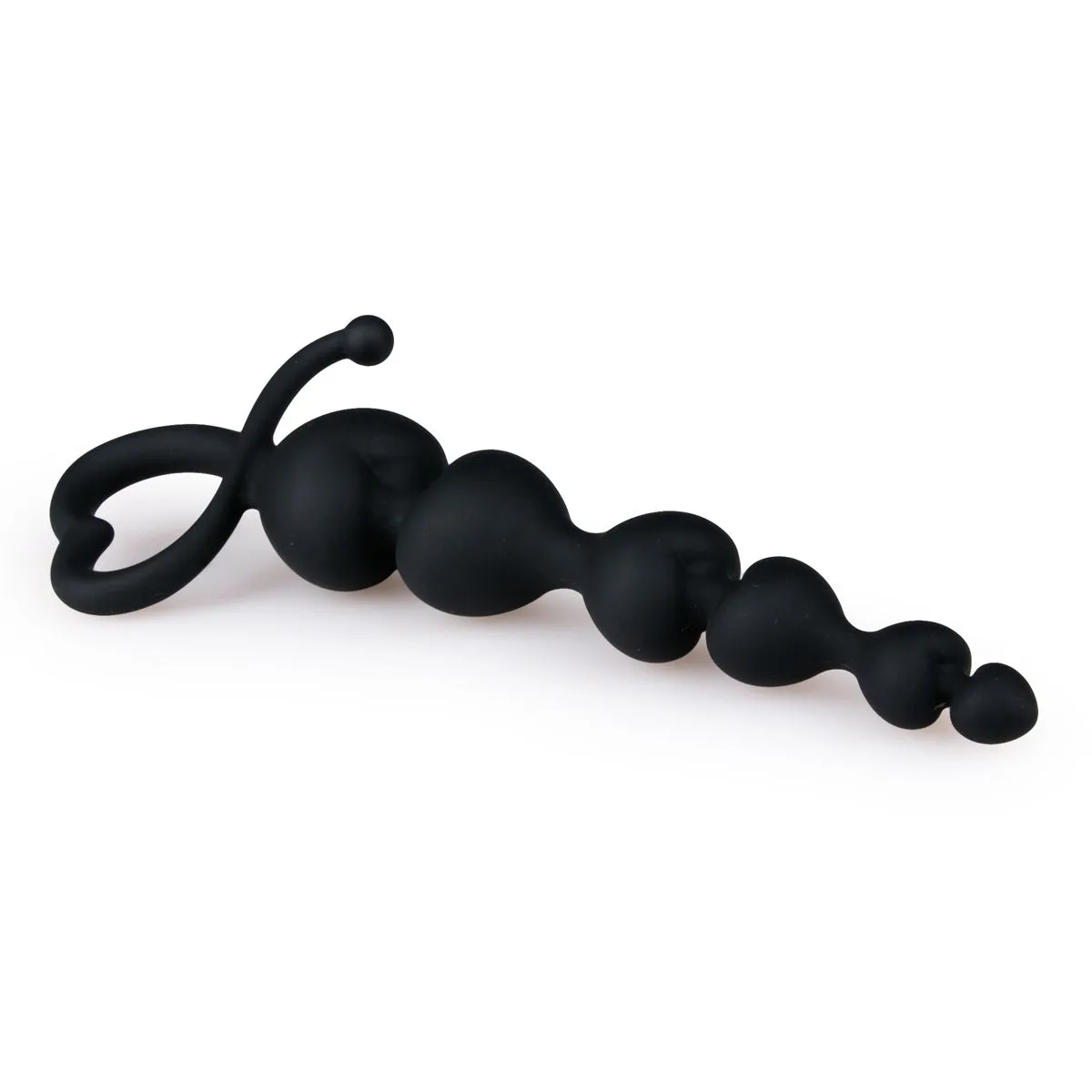 Easytoys Anal Collection - Anal Beads Heart Handle Zwart (1 stuk) - image 2
