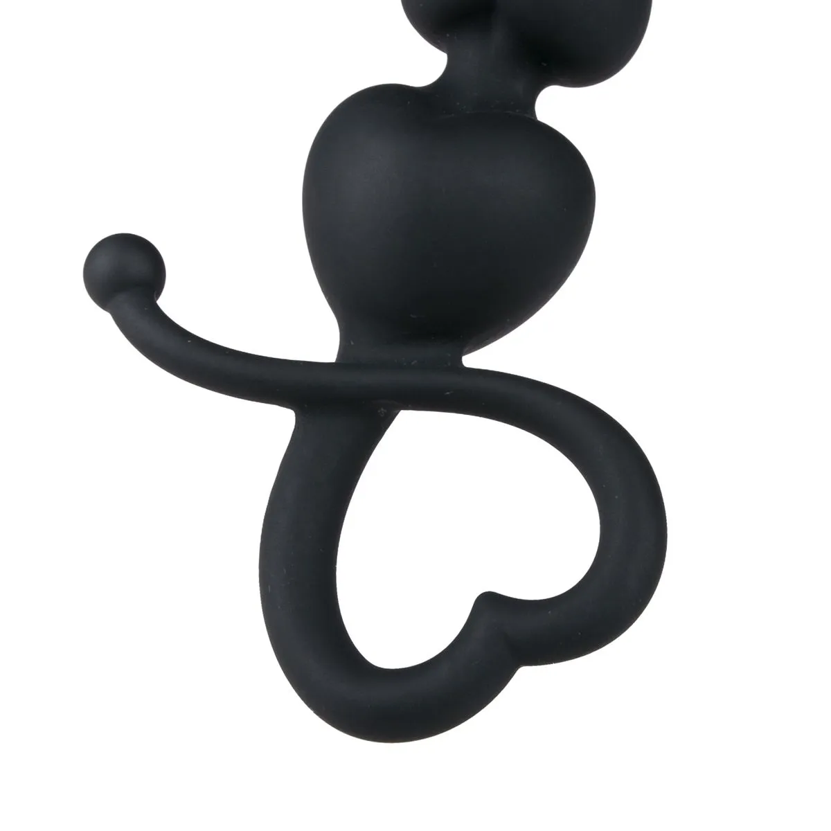 Easytoys Anal Collection - Anal Beads Heart Handle Zwart (1 stuk) - image 4