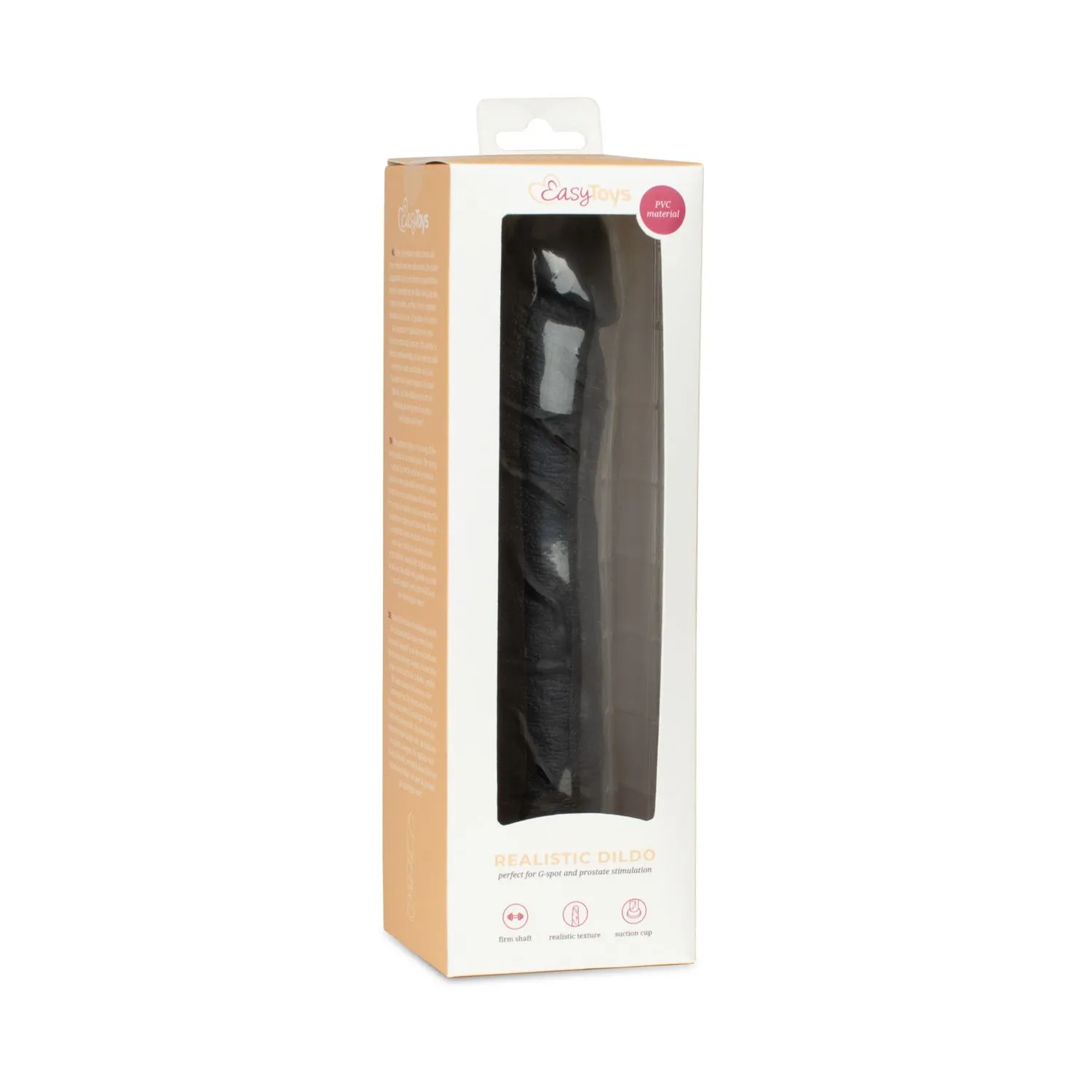 Easytoys Dildo Collection - Dildo without Balls 22.5 cm Zwart (1 stuk) - image 3