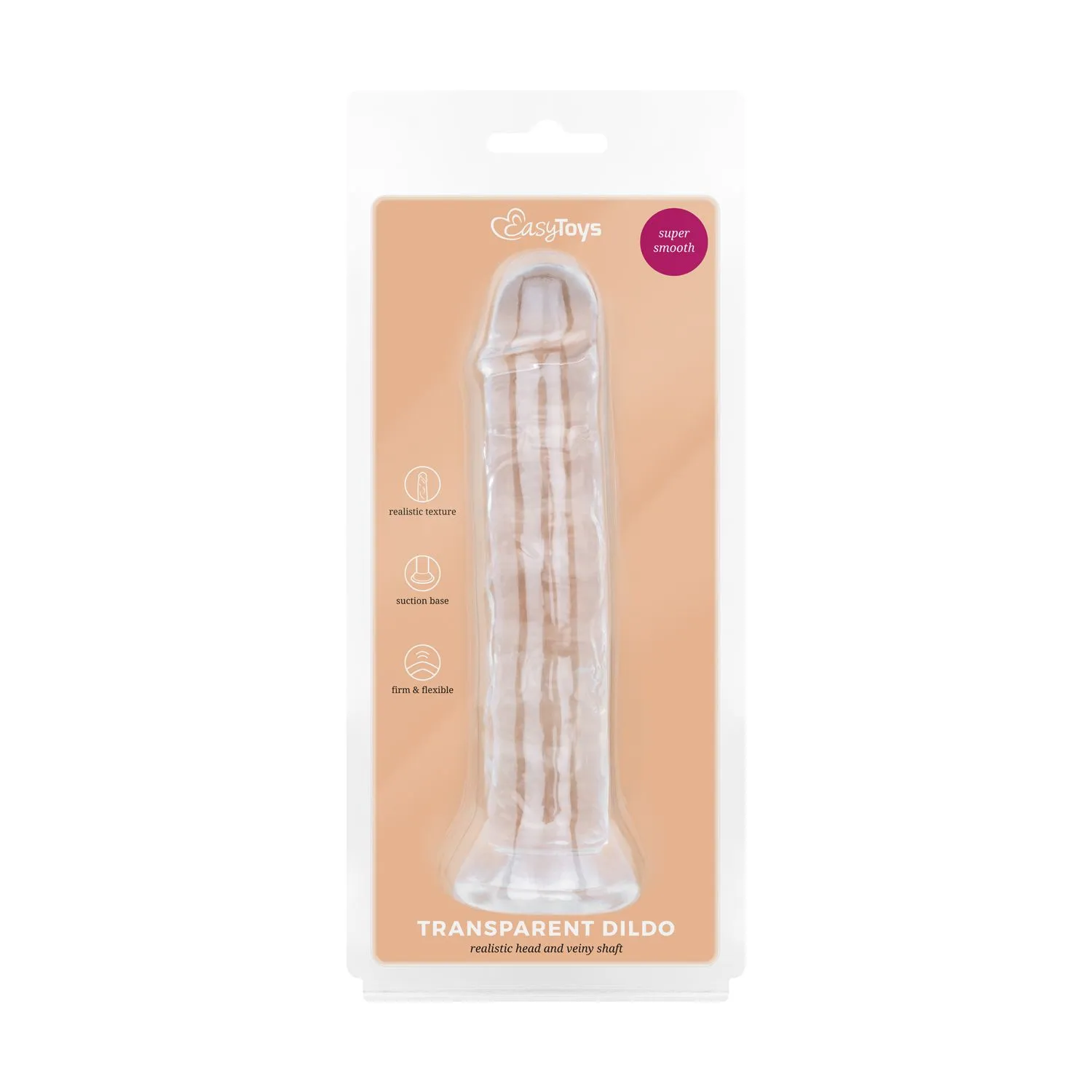 Easytoys Dildo Collection - Jelly Dildo without Balls 16 cm Transparant (1 stuk) - image 9