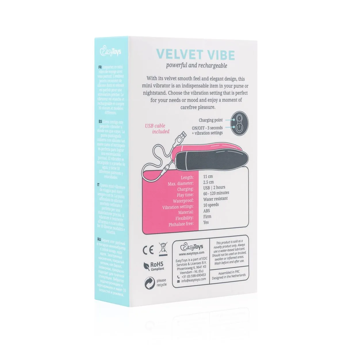 Easytoys Mini Vibe Collection - Velvet Vibe Roze (1 stuk) - image 6