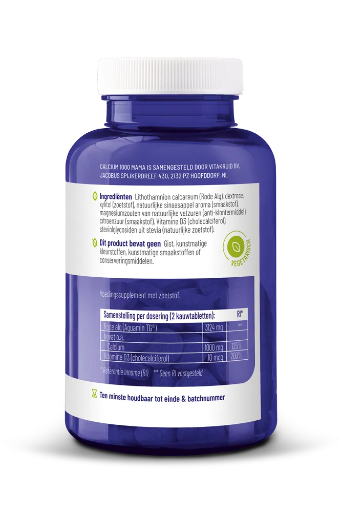 Calcium 1000 Mama (90 kauwtabletten) - image 2
