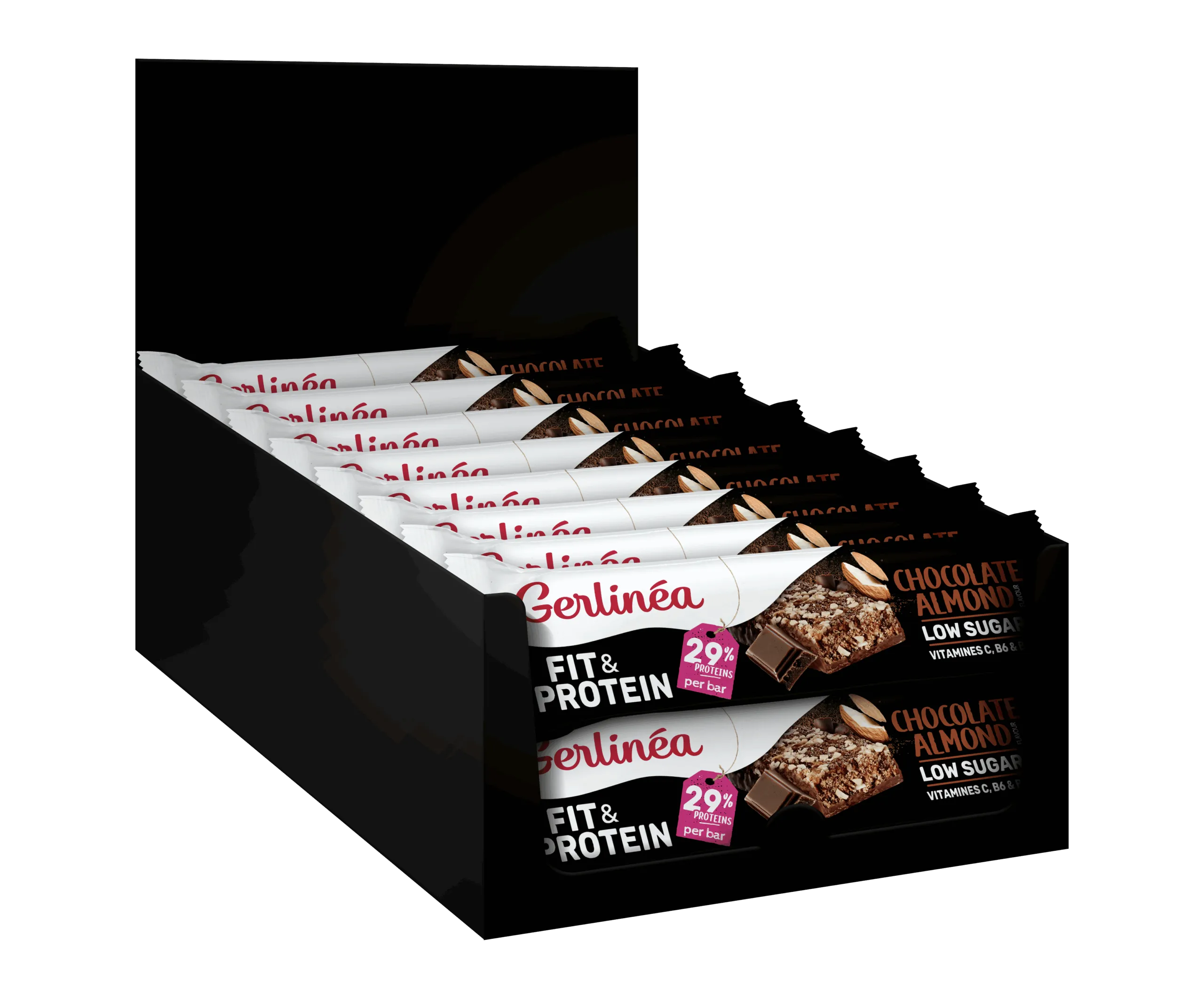 Gerlinea Fit & Protein Chocolate Almond Reep (45 gr)