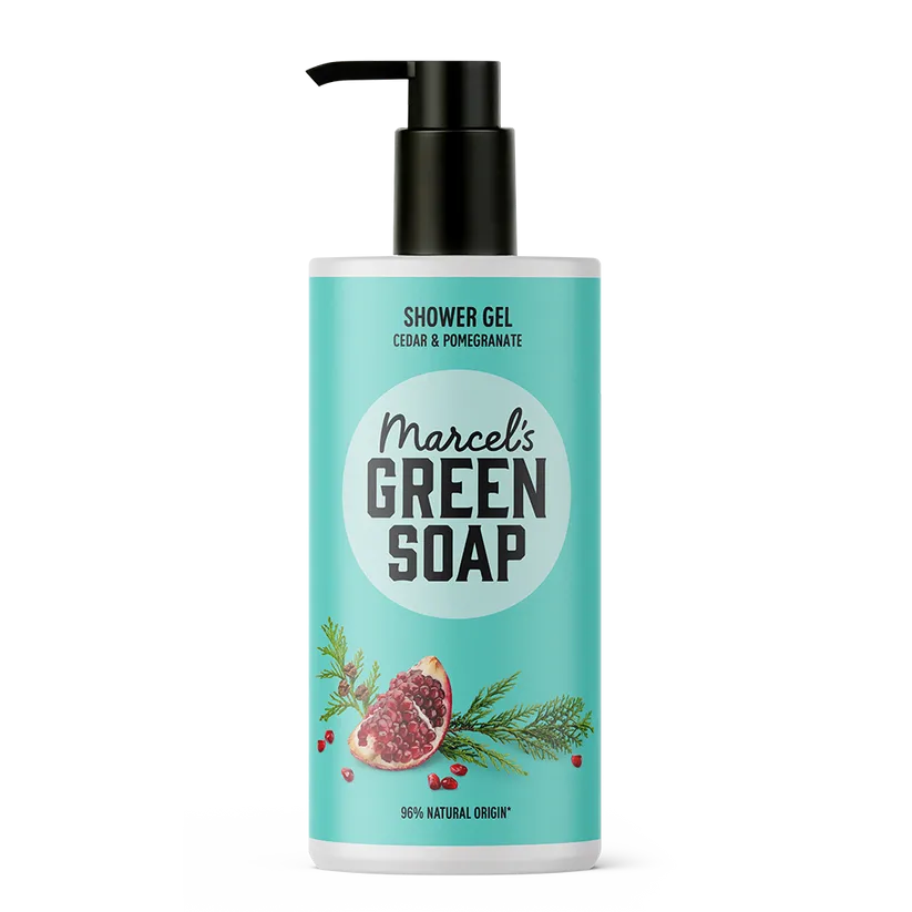 Marcel's Green Soap Shower Gel Cedar & Pomegranate (300 ml)