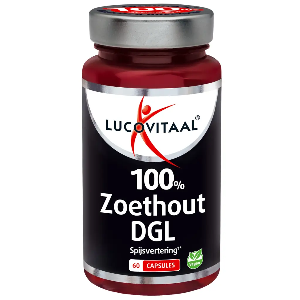 Lucovitaal 100% Zoethout DGL (60 capsules)