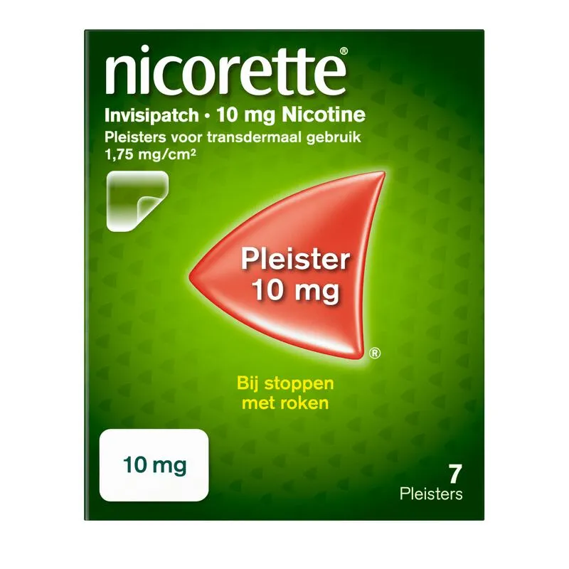 Nicorette Invisible Patch Pleister (7 x 10 mg)