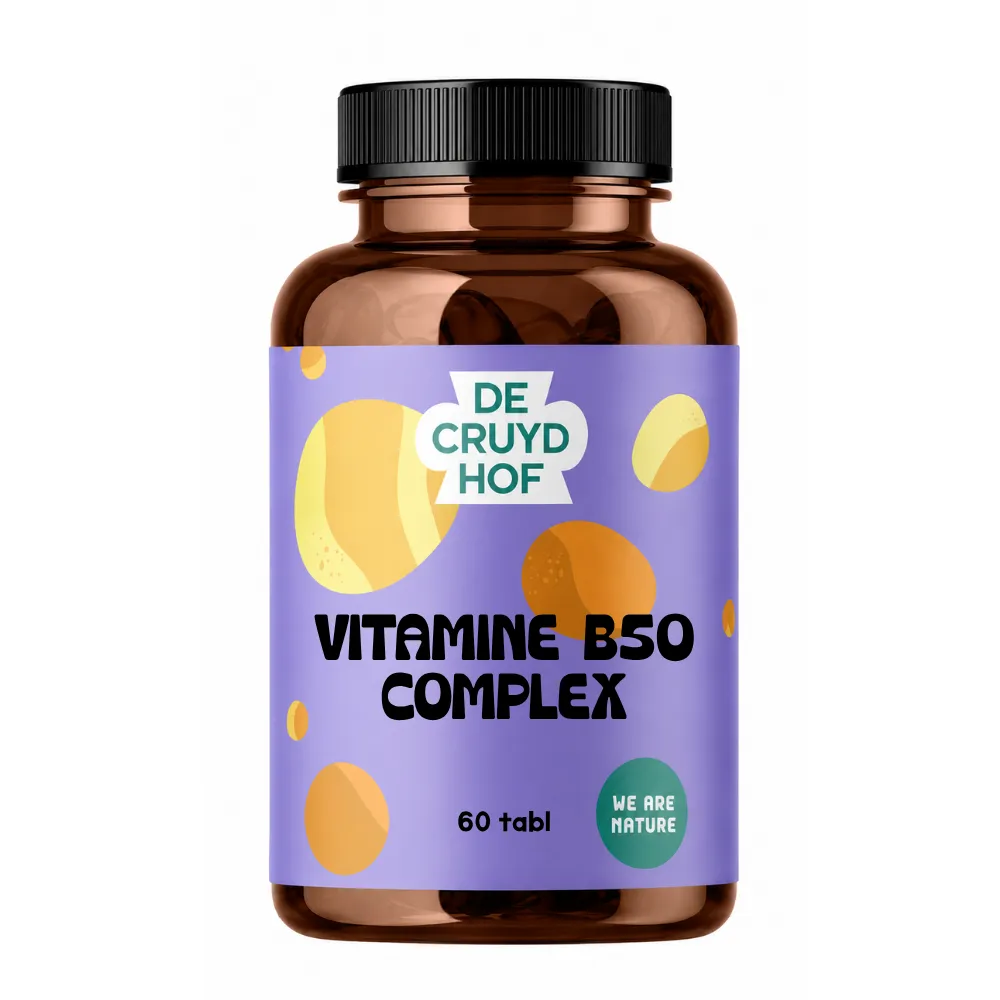 De Cruydhof Vitamine B50 Complex (60 tabletten)
