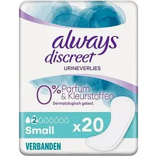 Always Discreet Small 0% parfum (20 stuks)