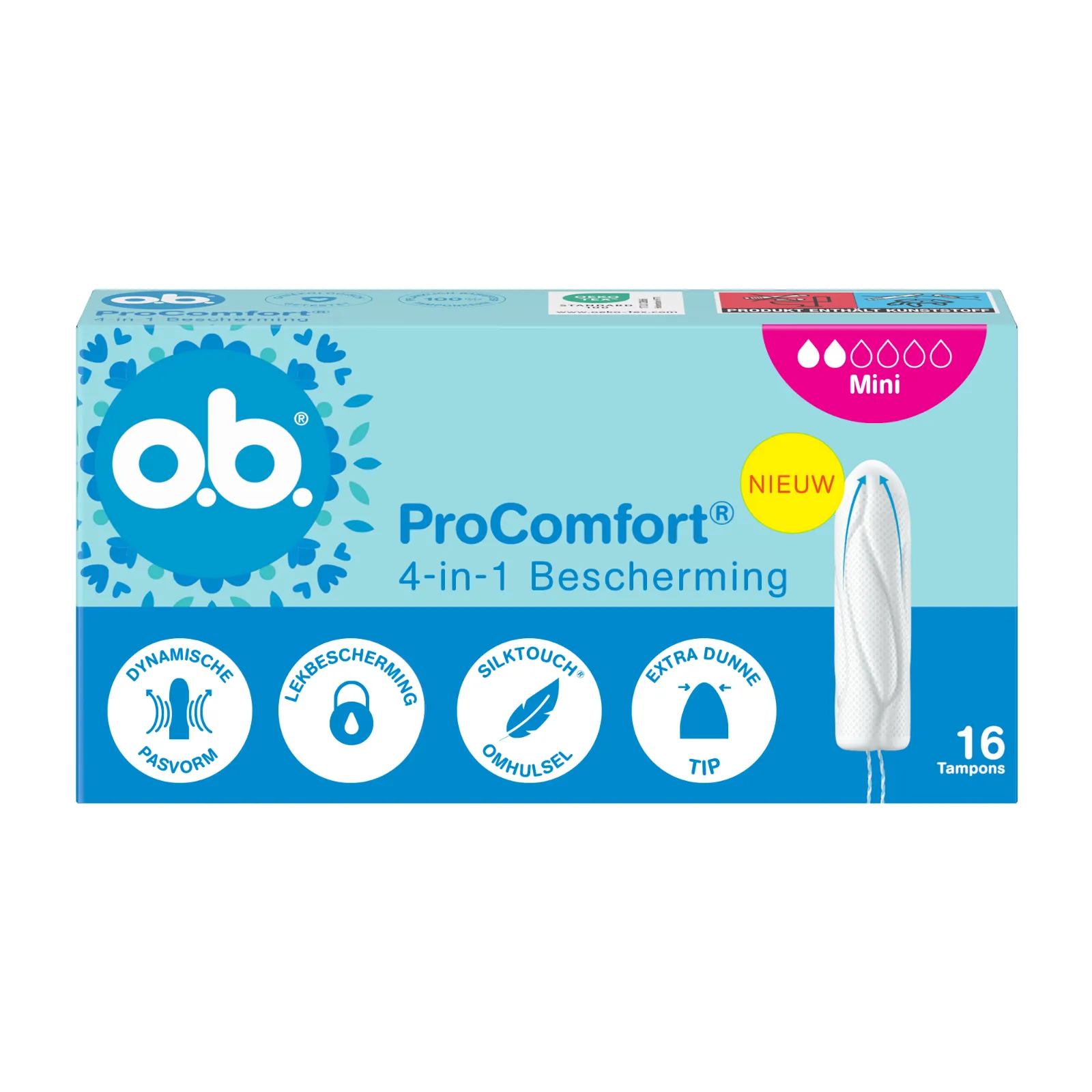 Ob Tampons Comfort Advanced Mini (16 stuks)