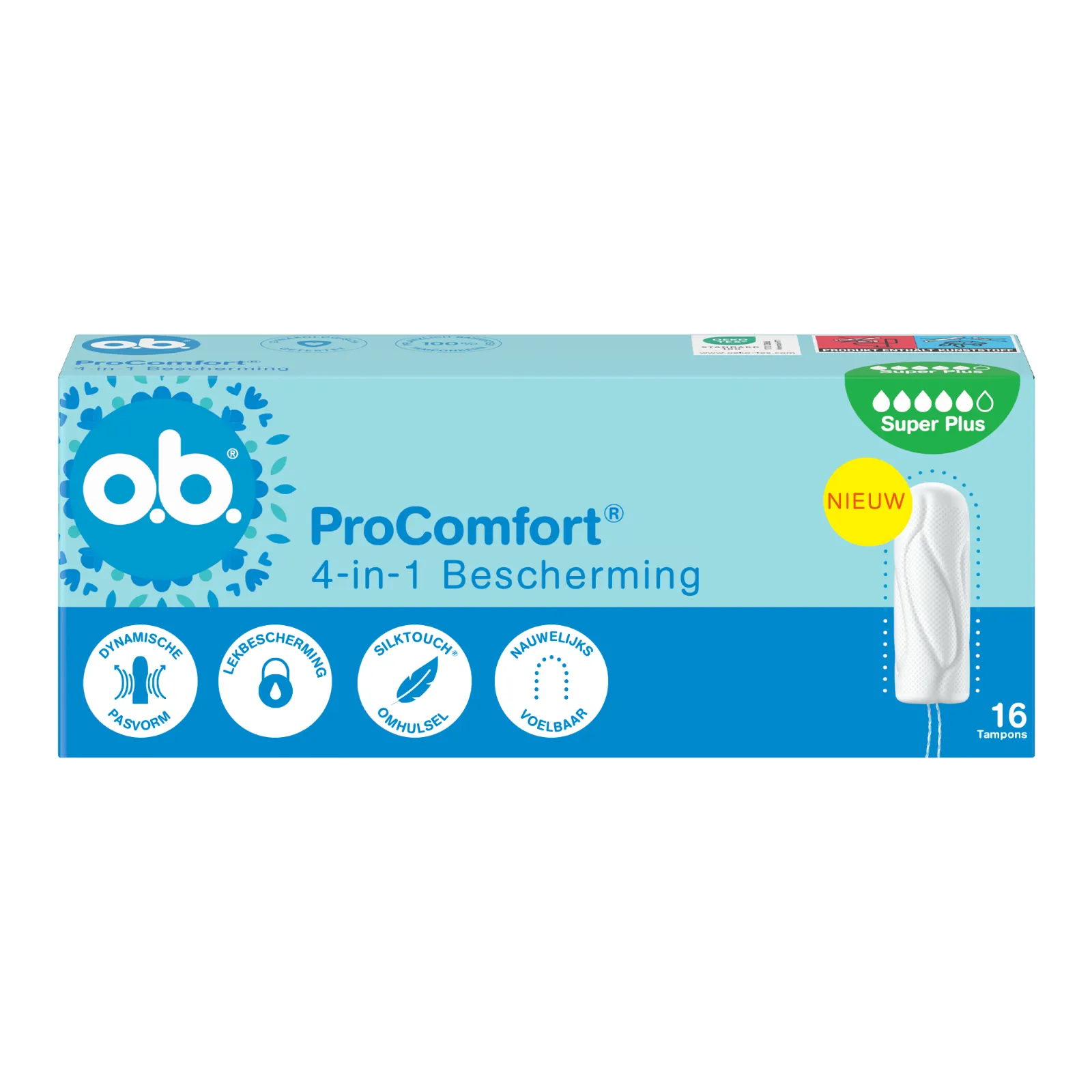 Ob Tampons Comfort Advanced Super Plus (16 stuks)