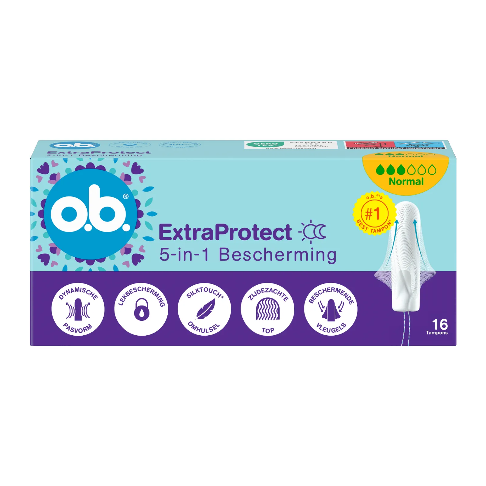 Ob Tampons ExtraProtect Normaal (16 stuks)