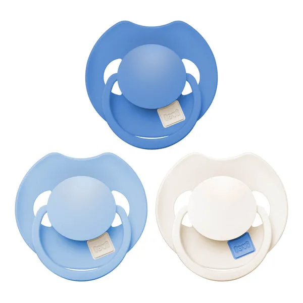 Difrax Lovi Fopspenen 6-18 Maanden Blauw (3 stuks)