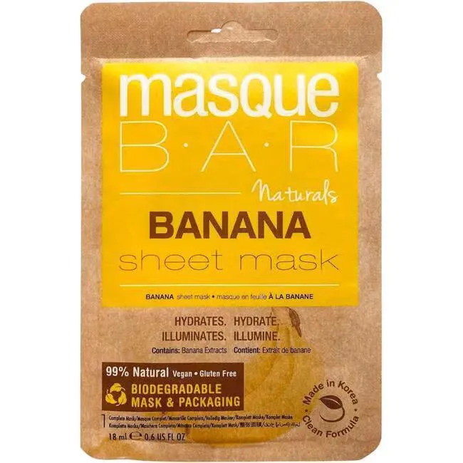 Masquebar Mask Sheet Naturals Banana (18 ml)