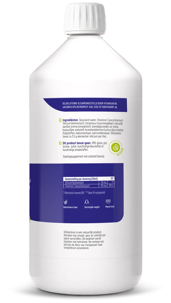 Vitakruid SilSolutions 1000 - Aardbei (1000 ml) - image 2