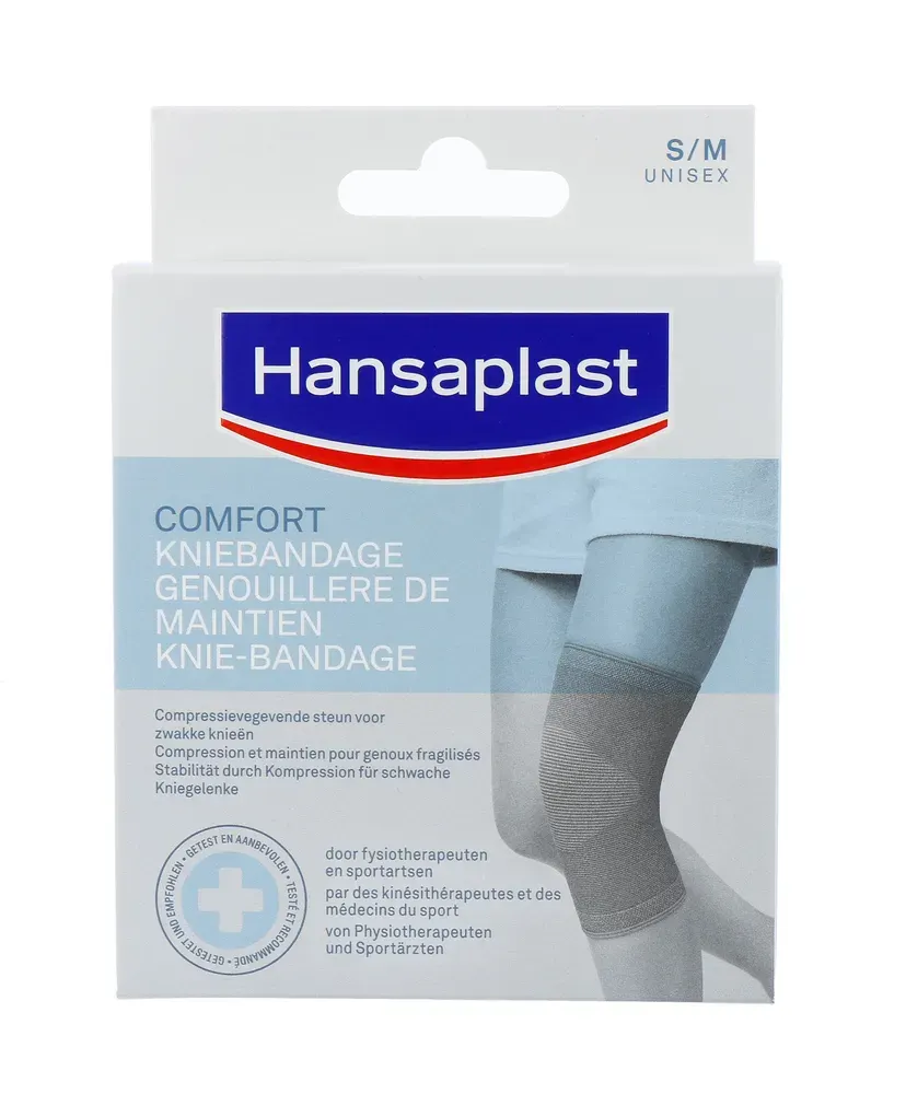 Hansaplast Sport Kniebandage S/M (1 stuk)
