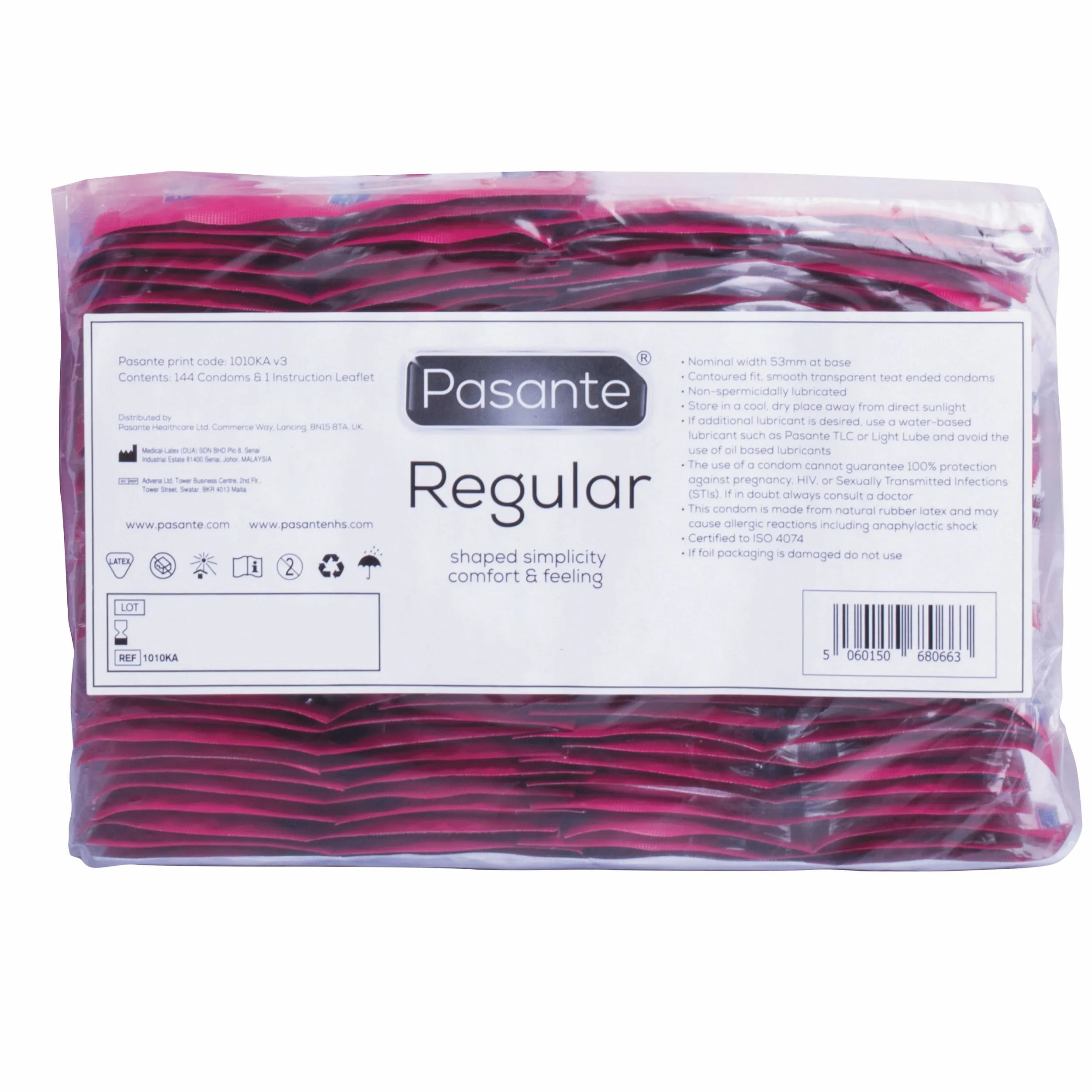 Pasante Pasante Regular condooms (144 stuks)